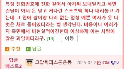 인간성을 포기한(?) 자들의 경주