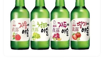 일본에서 인기 있다는 참이슬 과일 소주.jpg