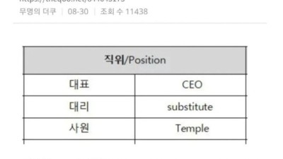 사장님 : 너는 일해라 절해라!