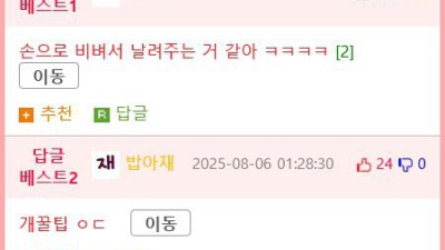 아침에 여자들 8초 만에 머리 말리는 팁.gif