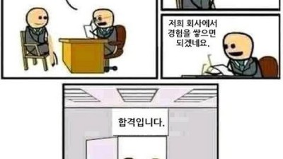 비정상적인 회사 면접