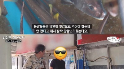 유튜버한테 횟감 안 판다는 수산시장 상인