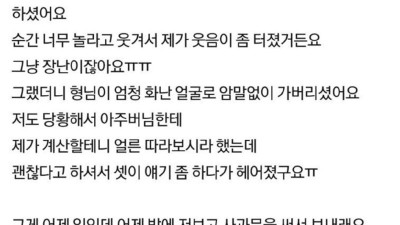 형님이 곧 서른인 저보고 사과문을 쓰래요...jpg